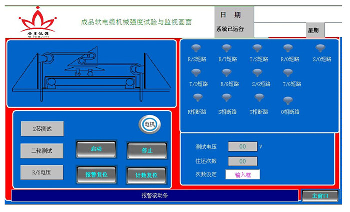AH41053電纜曲撓（二.三輪）試驗(yàn)機(jī)